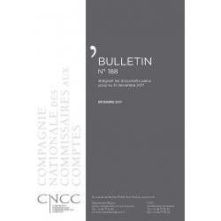Bulletin CNCC - DECEMBRE 2017 - N° 188