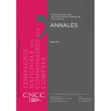 ANNALES CAFCAC - Edition 2021